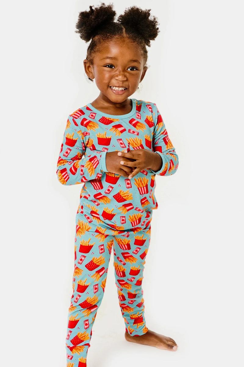 Long Sleeve Pajama Set - French Fries - BIG FRENCHIES