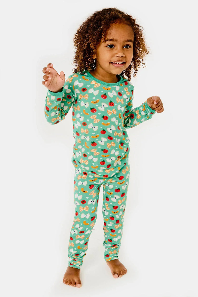 Long Sleeve Pajama Set - Pasta Night - BIG FRENCHIES