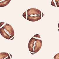 Football Print Quilted Bamboo Blanket - 1.0 Tog - BIG FRENCHIES