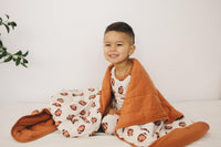 Football Print Quilted Bamboo Blanket - 1.0 Tog - BIG FRENCHIES
