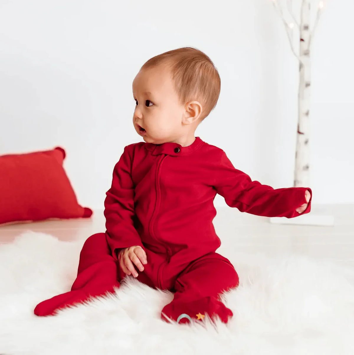 2 pc. footie set | Red and Green - BIG FRENCHIES