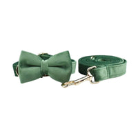 Personalized Forest Green Velvet Classic Set