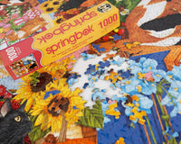 Four Seasons of Cats 1000 Piece Jigsaw Puzzle | Springbok Puzzles - BIG FRENCHIES