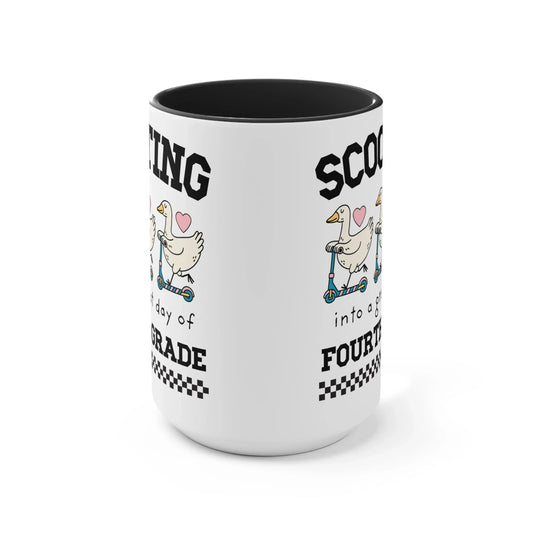 Scooting Into Fourth Grade Mug - BIG FRENCHIES