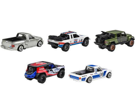 "Hyper Haulers" 5 piece Set "Car Culture" Series Diecast Model Cars by Hot Wheels