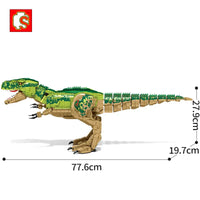 SEMBO BLOCK Tyrannosaurus Rex Dinosaur Building Blocks Toys - # BOT&G522510001 - BIG FRENCHIES