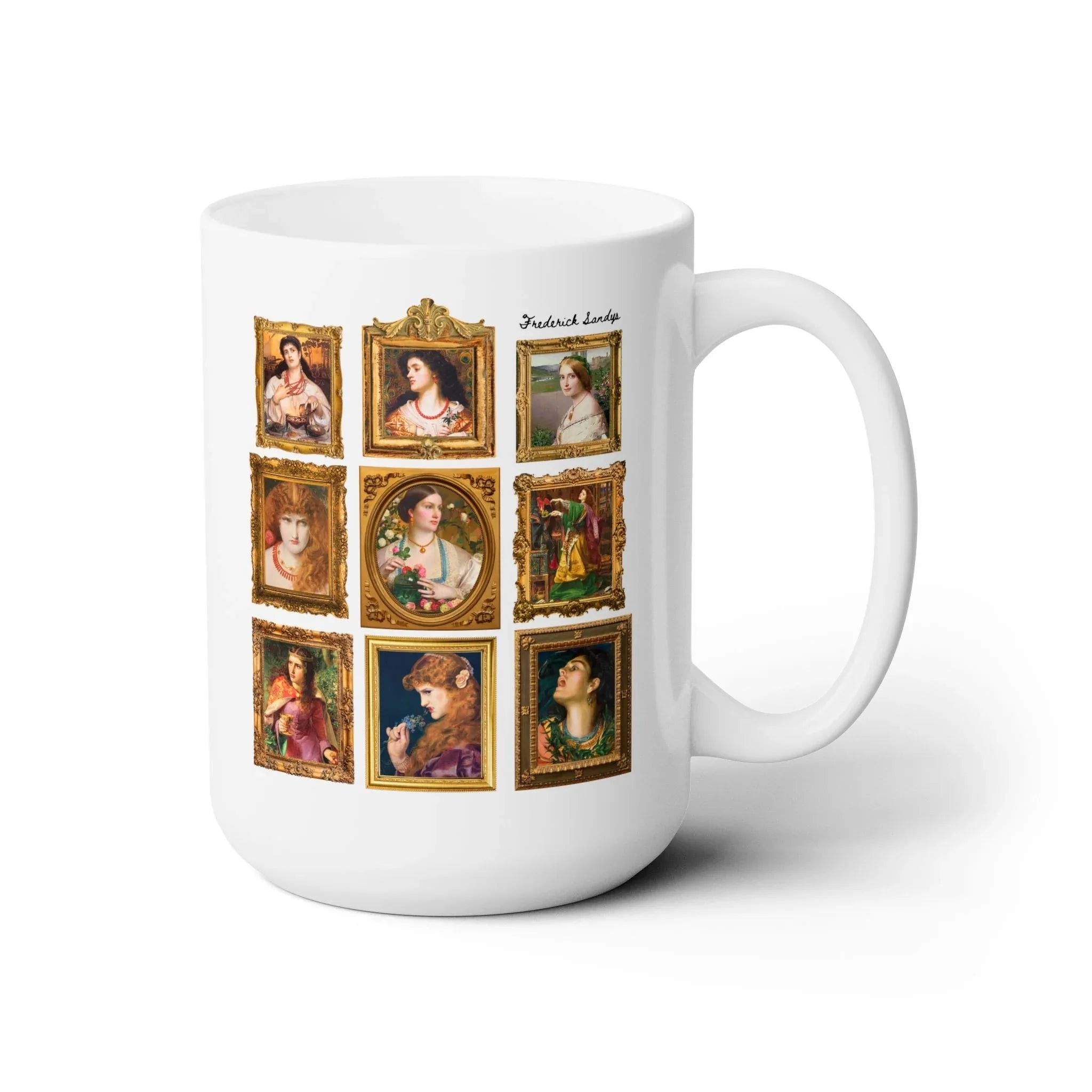 Frederick Sandys Art History 15 Oz Coffee Mug - BIG FRENCHIES