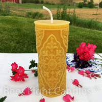 French Country Beeswax Pillar Candles - BIG FRENCHIES