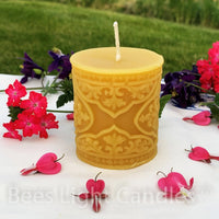 French Country Beeswax Pillar Candles - BIG FRENCHIES