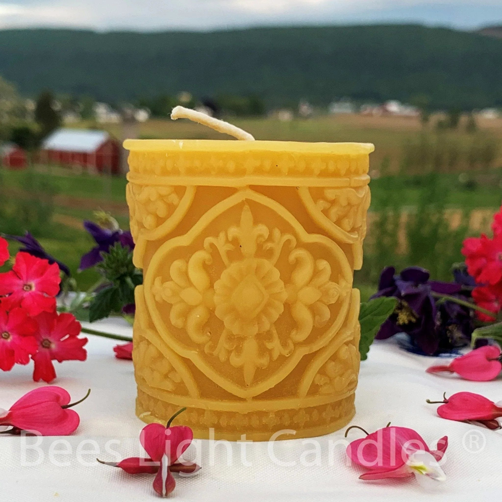French Country Beeswax Pillar Candles - BIG FRENCHIES