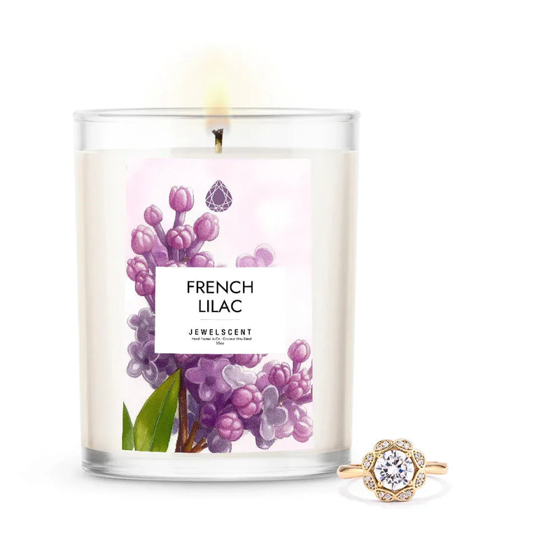 French Lilac 18oz Home Jewelry Candle - BIG FRENCHIES