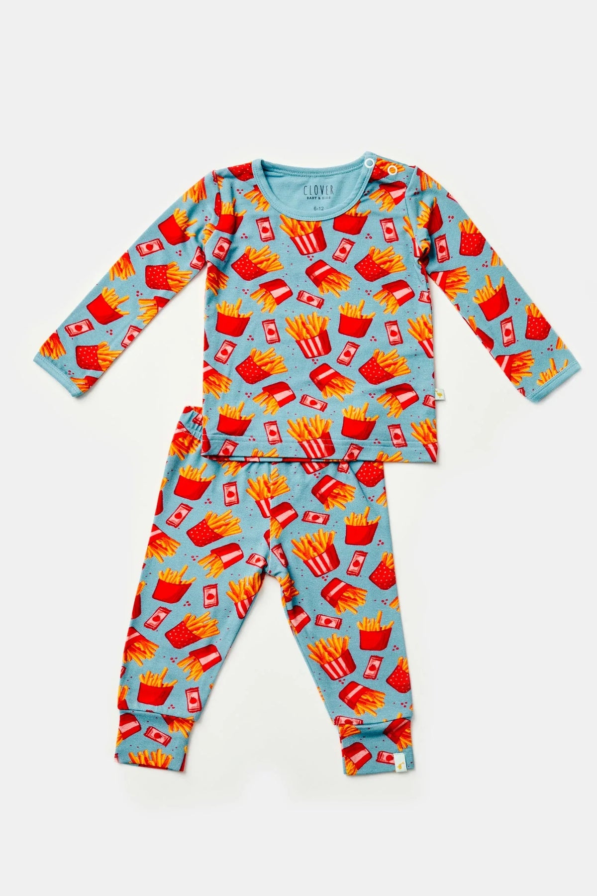 Long Sleeve Pajama Set - French Fries - BIG FRENCHIES