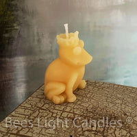Frog Prince Beeswax Candle - BIG FRENCHIES