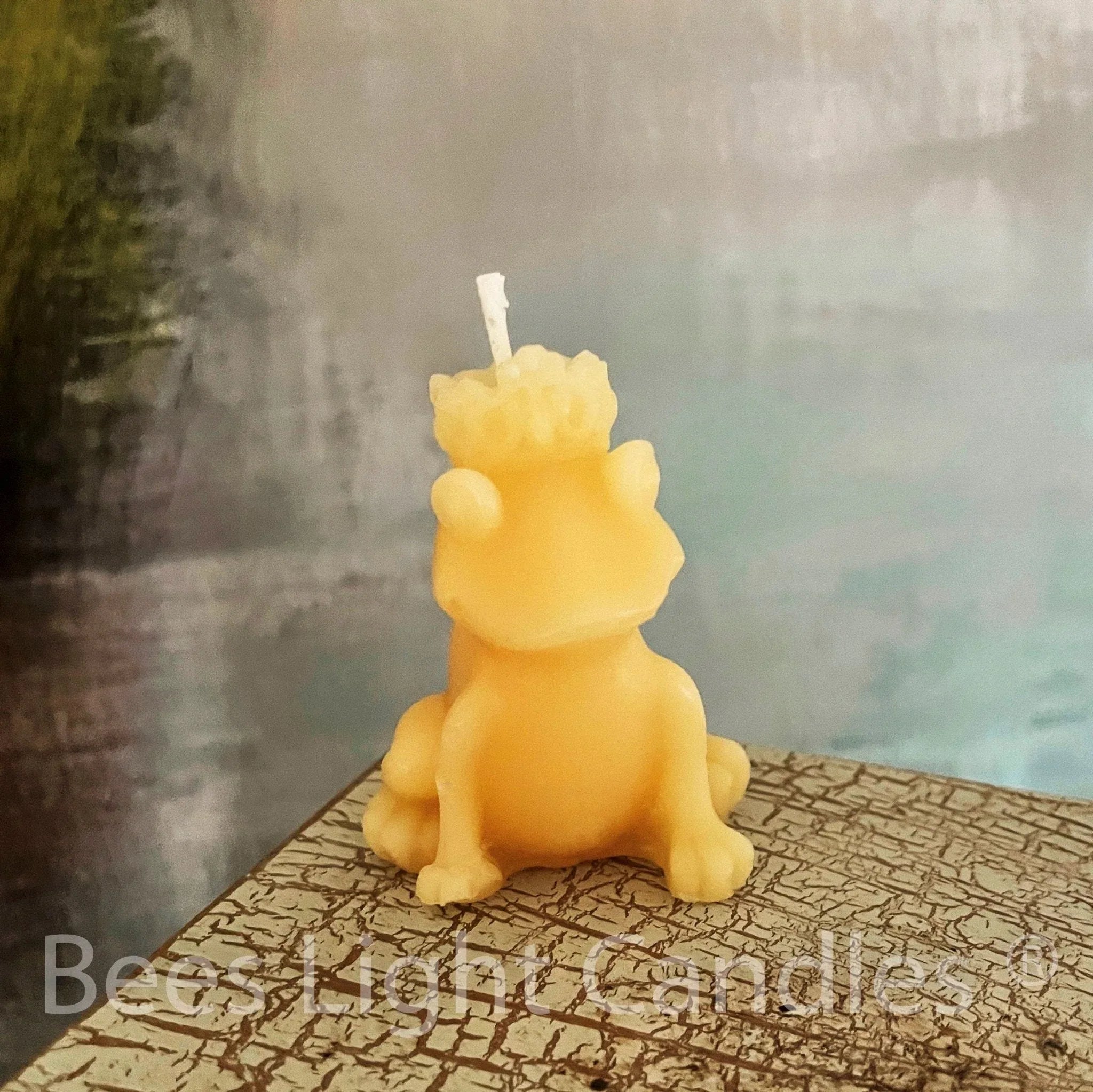 Frog Prince Beeswax Candle - BIG FRENCHIES
