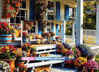 Front Porch 500 Piece Jigsaw Puzzle | Springbok Puzzles - BIG FRENCHIES