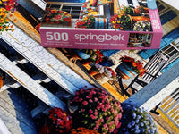 Front Porch 500 Piece Jigsaw Puzzle | Springbok Puzzles - BIG FRENCHIES
