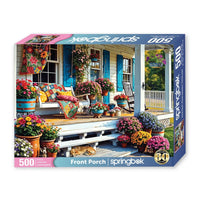 Front Porch 500 Piece Jigsaw Puzzle | Springbok Puzzles - BIG FRENCHIES