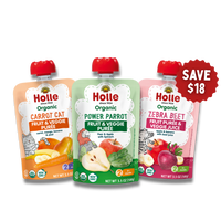 Fruit & Veggie Bundle: Carrot Cat, Power Parrot, Zebra Beet