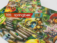 Fruitful Dream Village 500 Piece Jigsaw Puzzle | Springbok Puzzles - BIG FRENCHIES