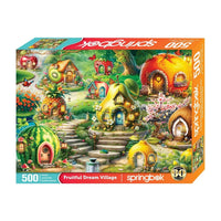 Fruitful Dream Village 500 Piece Jigsaw Puzzle | Springbok Puzzles - BIG FRENCHIES