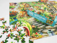 Fruitful Dream Village 500 Piece Jigsaw Puzzle | Springbok Puzzles - BIG FRENCHIES