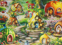 Fruitful Dream Village 500 Piece Jigsaw Puzzle | Springbok Puzzles - BIG FRENCHIES