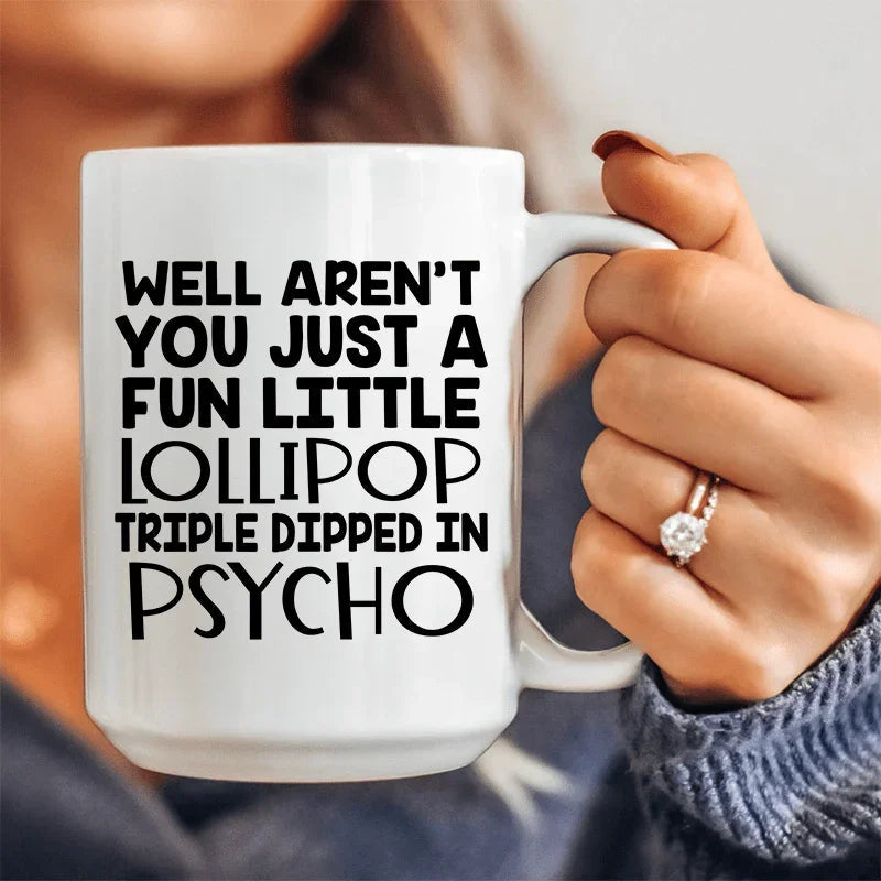 Fun Little Lollipop Ceramic Mug 15 oz - BIG FRENCHIES