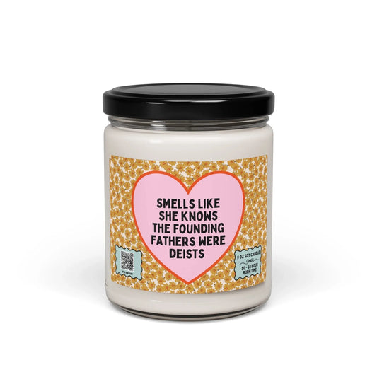 Funny American History Candle: Founding Fathers Were Deists - BIG FRENCHIES