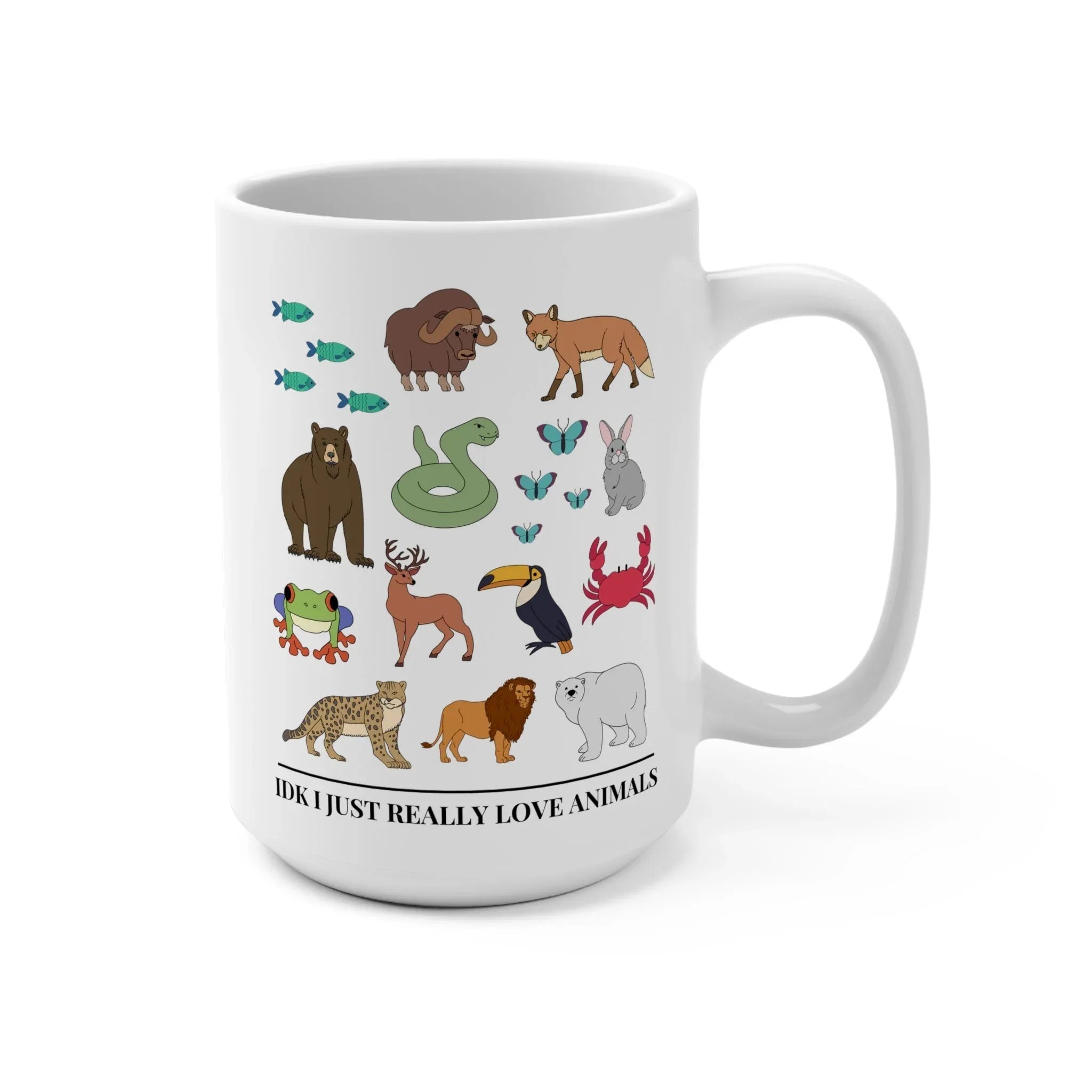 Funny Animal Lover 15 Oz Mug - BIG FRENCHIES