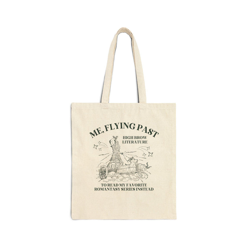 Funny Book Lover Tote Bag for Bookworm Who Loves Fantasy Romance Novels - BIG FRENCHIES