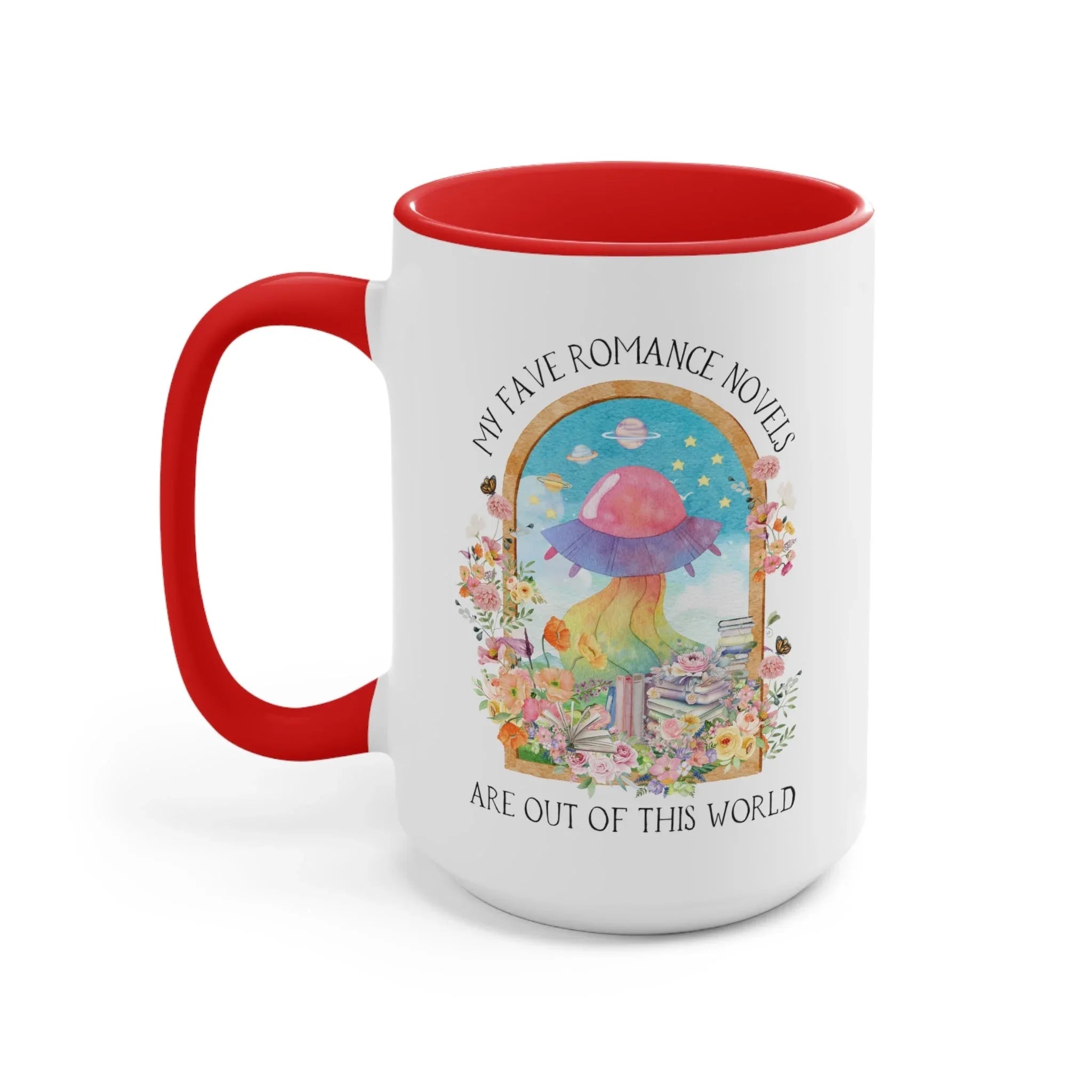 Funny Bookish Coffee Mug for Fantasy or Science Fiction Romance Reader: 15 oz Coffee Mug - BIG FRENCHIES