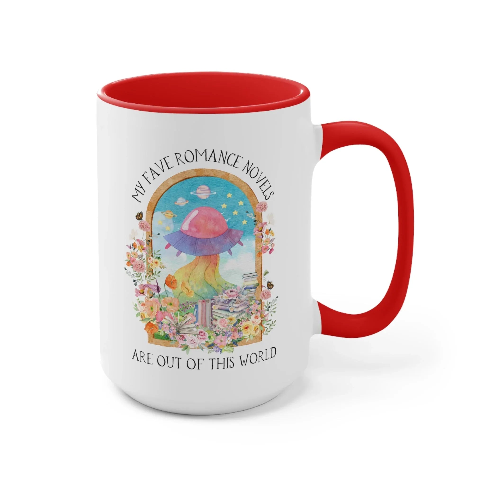 Funny Bookish Coffee Mug for Fantasy or Science Fiction Romance Reader: 15 oz Coffee Mug - BIG FRENCHIES