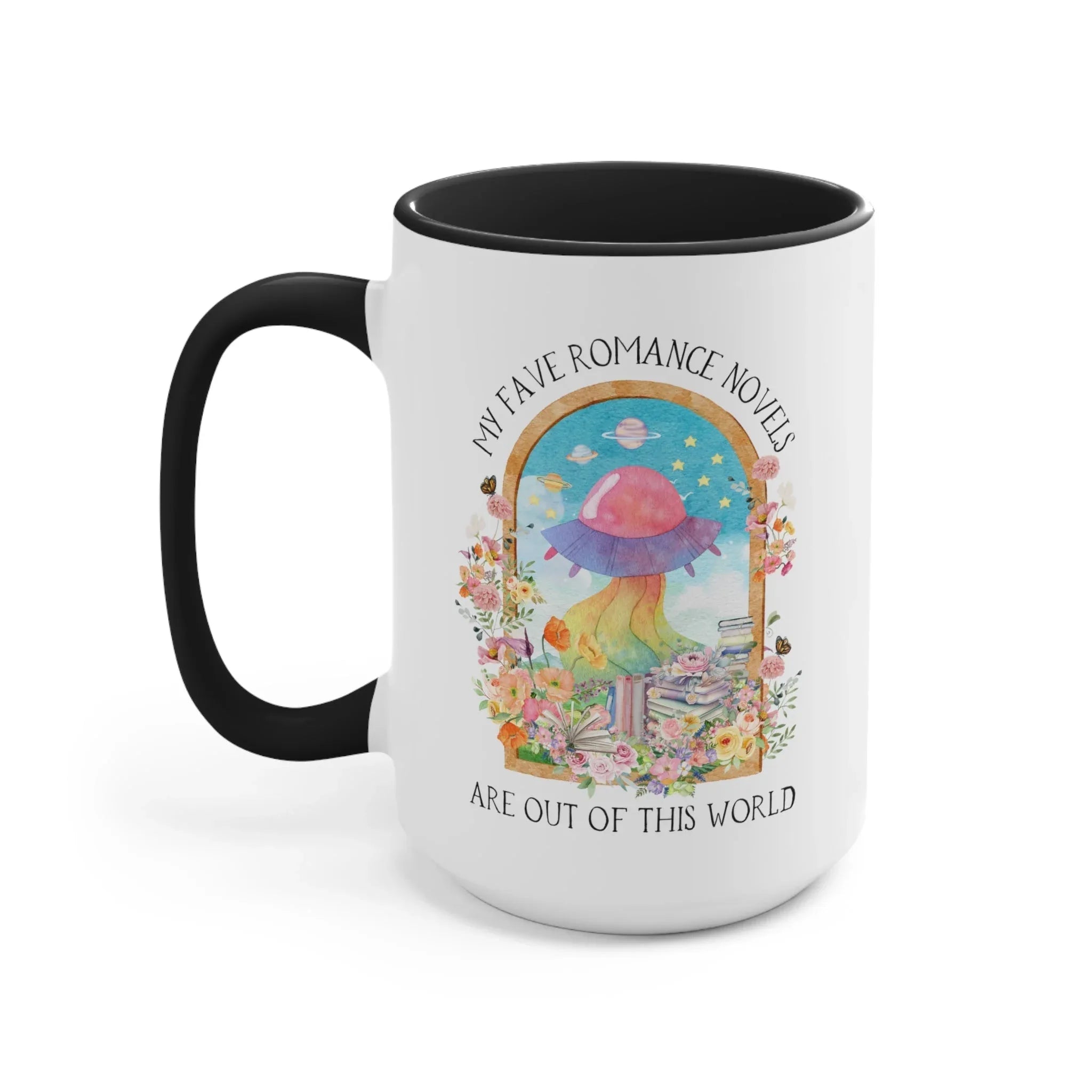 Funny Bookish Coffee Mug for Fantasy or Science Fiction Romance Reader: 15 oz Coffee Mug - BIG FRENCHIES