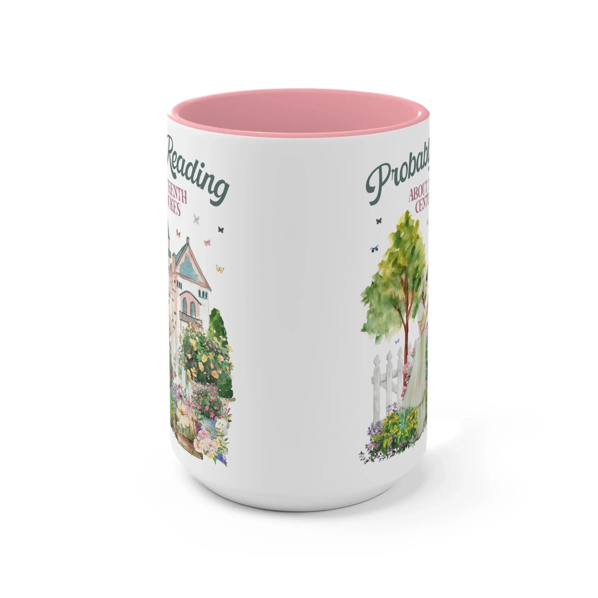 Funny Bookish Coffee Mug for Romance Reader: Probably Reading About Dukes - BIG FRENCHIES