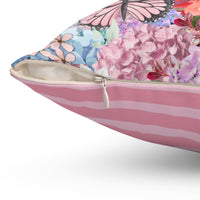 Funny Floral Cat Pillow