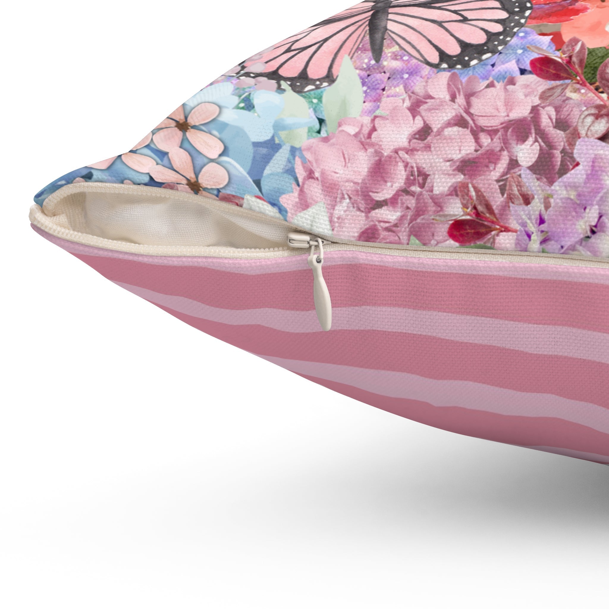 Funny Floral Cat Pillow