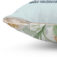 Wild About Triceratops Pillow - BIG FRENCHIES