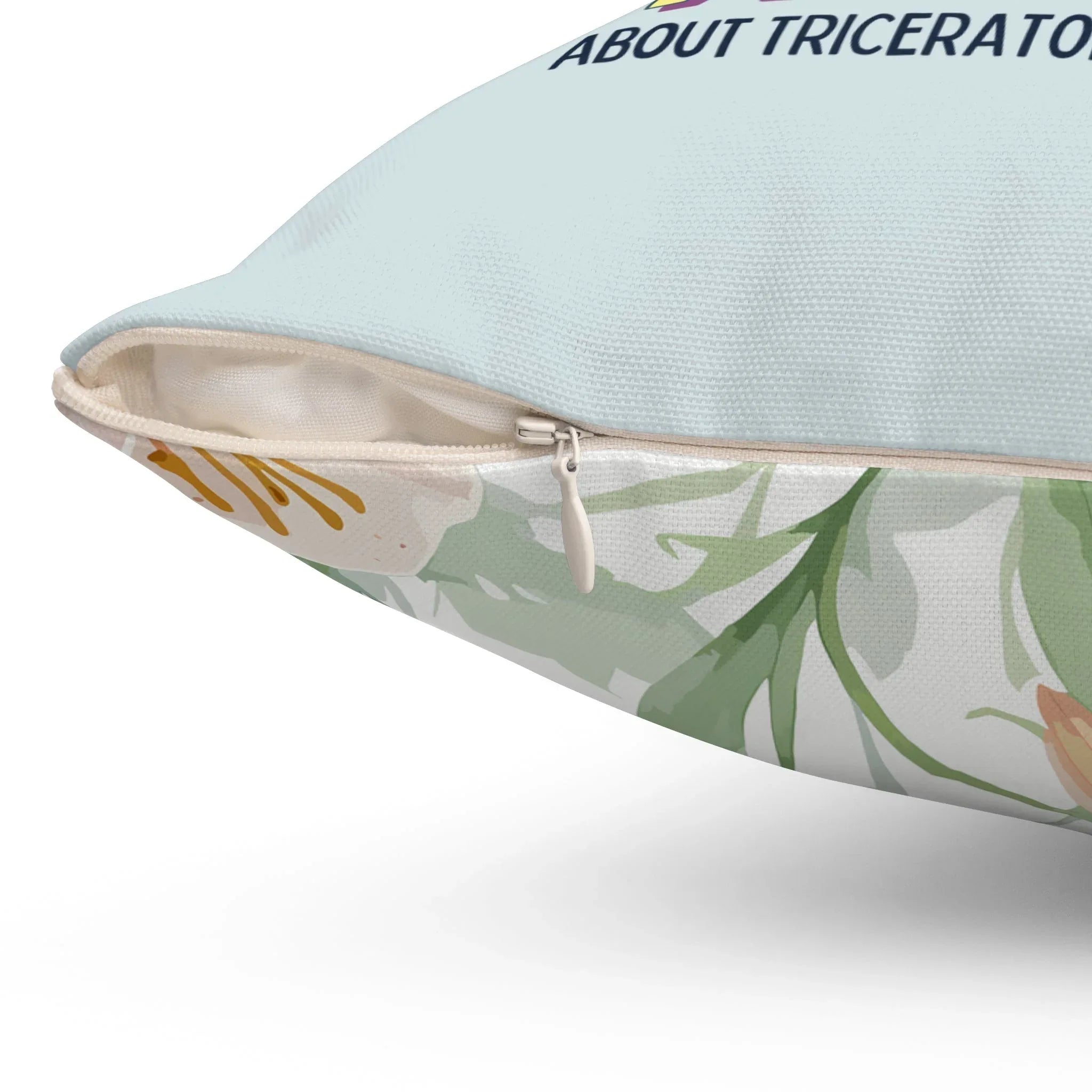 Wild About Triceratops Pillow - BIG FRENCHIES