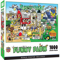 Funny Farm 1000 Piece Jigsaw Puzzle by Masterpieces Puzzles - BIG FRENCHIES