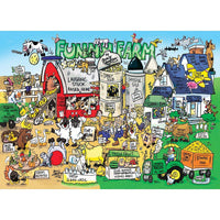 Funny Farm 1000 Piece Jigsaw Puzzle by Masterpieces Puzzles - BIG FRENCHIES