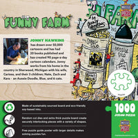 Funny Farm 1000 Piece Jigsaw Puzzle by Masterpieces Puzzles - BIG FRENCHIES