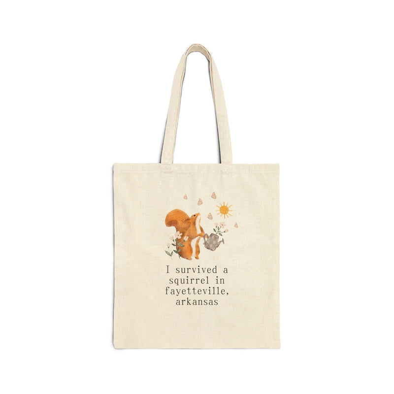 Funny Fayetteville Arkansas Squirrel Tote Bag - BIG FRENCHIES