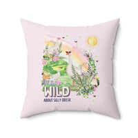 Pastel Whimsigoth Goose Throw Pillow - BIG FRENCHIES