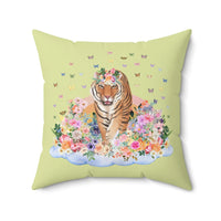 Floral Tiger Pillow - BIG FRENCHIES