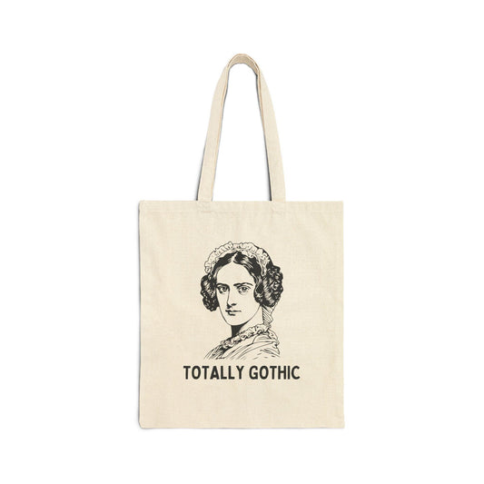 Funny Gothic History Tote Bag for Historian Who Loves Classic Literature: Totally Gothic - BIG FRENCHIES