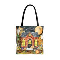 Funny Halloween Tote with Cute Ghosts - BIG FRENCHIES