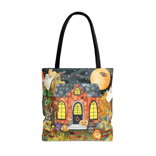 Funny Halloween Tote with Cute Ghosts - BIG FRENCHIES