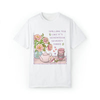 Funny History Tee Shirt: Spilling Tea Like 1773 | T-Shirt for American History Professor - BIG FRENCHIES