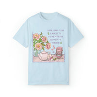 Funny History Tee Shirt: Spilling Tea Like 1773 | T-Shirt for American History Professor - BIG FRENCHIES