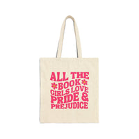 Funny Jane Austen Tote Bag for Reader Who Loves Pride and Prejudice - BIG FRENCHIES